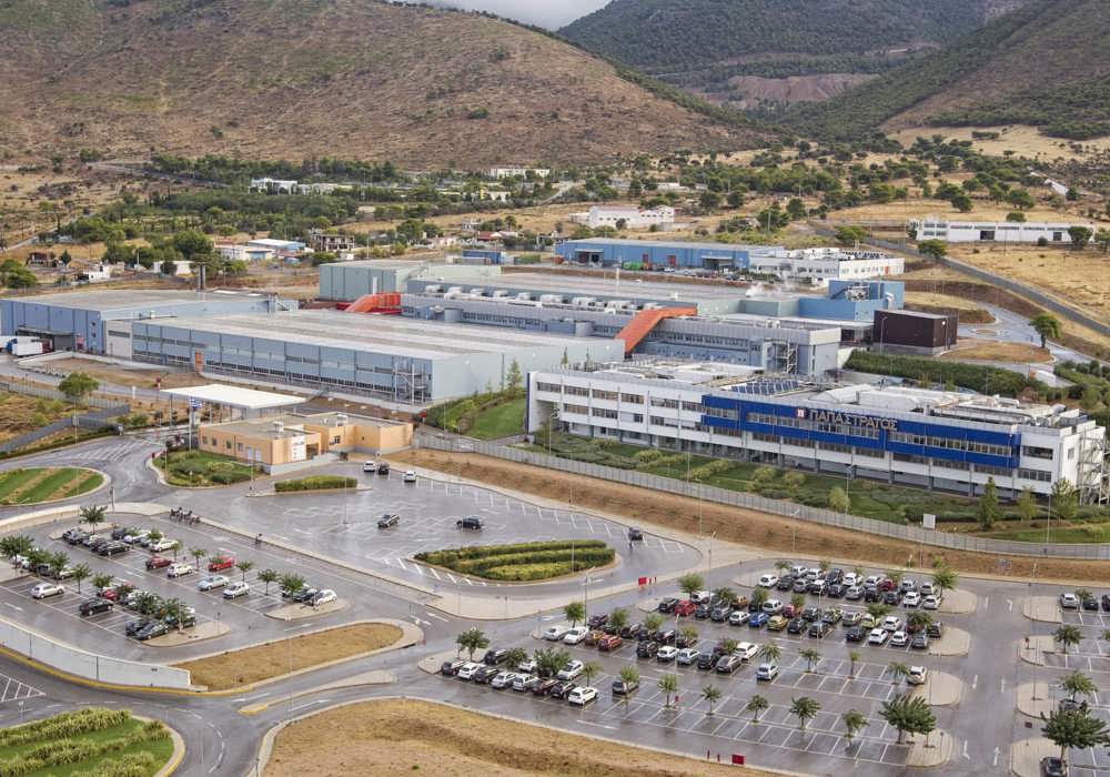 Το εργοστάσιο της Παπαστράτος στον Ασπρόπυργο