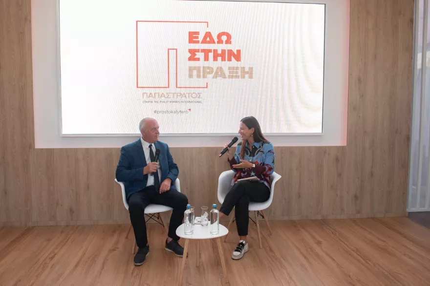 O καθηγητής Πληροφορικής ΑΠΘ, Ιωάννης Βλαχάβας και η δημοσιογράφος Μαριάννα Σκυλακάκη